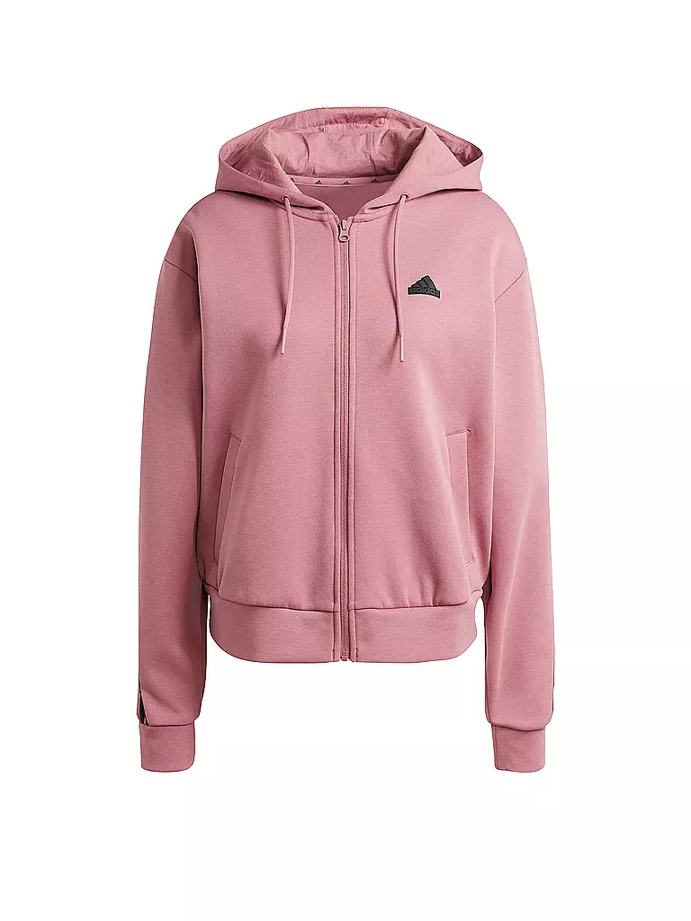 ADIDAS Damen Kapuzenjacke 3S dunkelrot